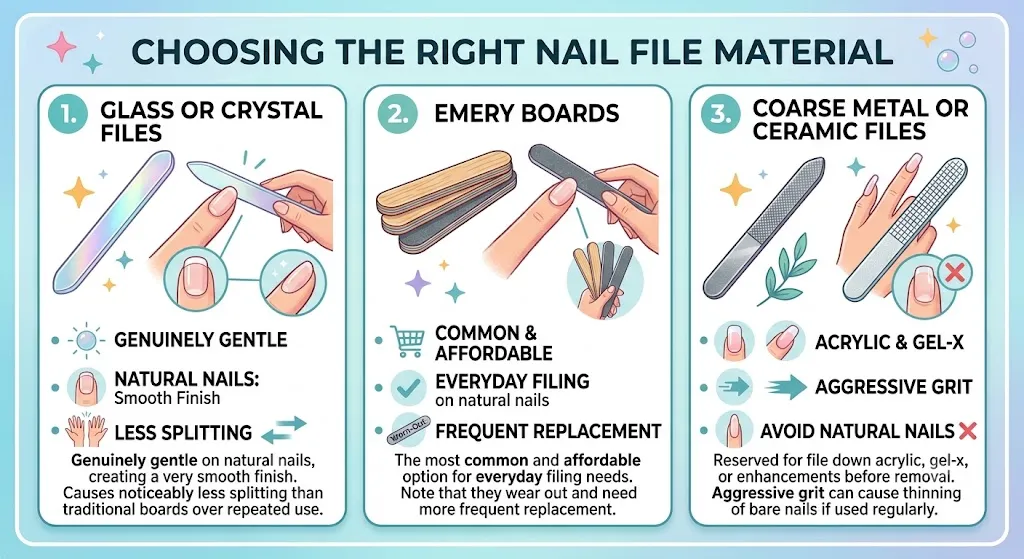 Choosing the Right Nail File Material