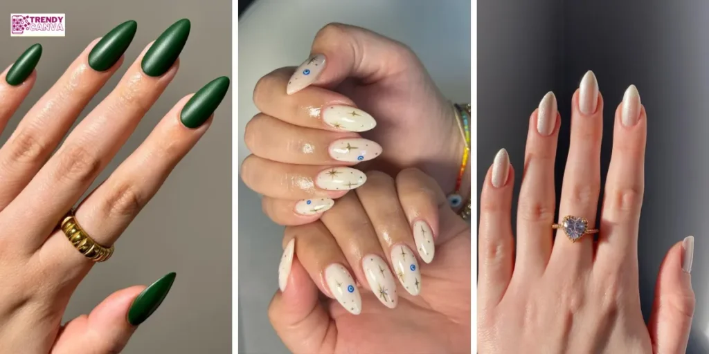 30 Best Christmas Almond Nail Designs for a Festive Holiday Manicure