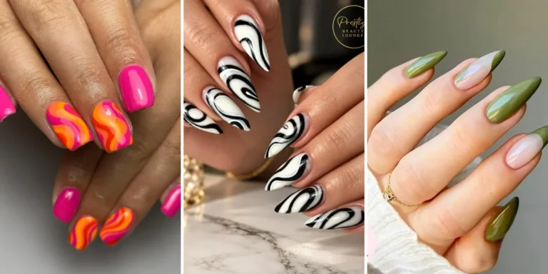 28 Almond Swirl Nails Ideas That Look Soft and Artsy