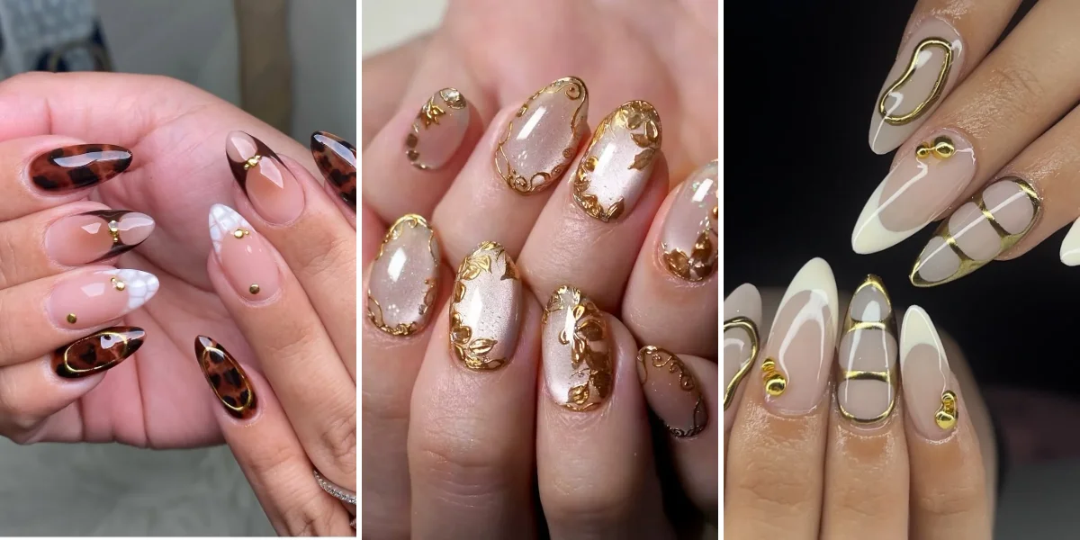 33 Gold Foil Nails Ideas for a Luxe, Shimmering Finish