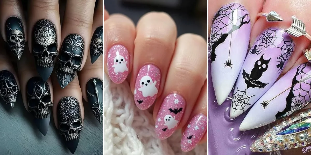 24 Halloween Stiletto Nails Ideas From Spooky to Cute