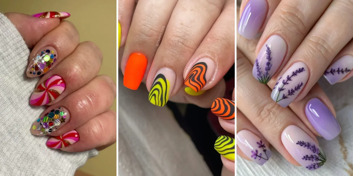 28 Hand-Painted Nail Art Ideas You Can Try at Home