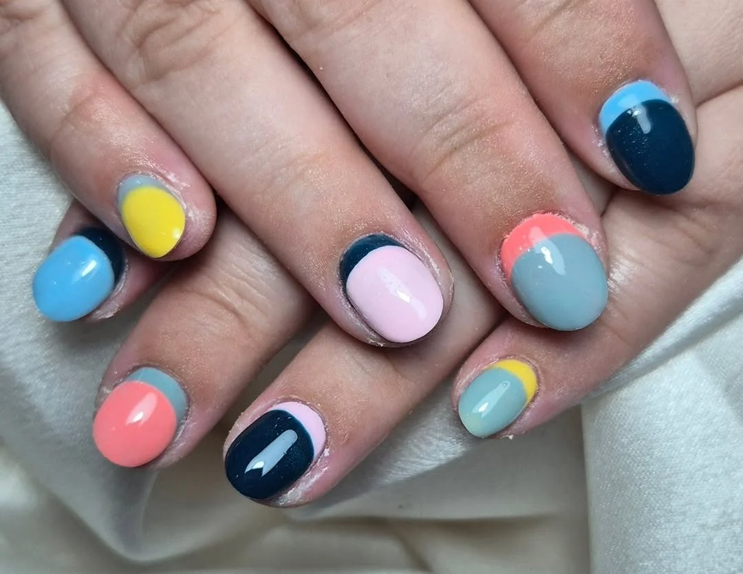 Simple Reverse French Nails Nail Design Simple Reverse French Nails nail design idea