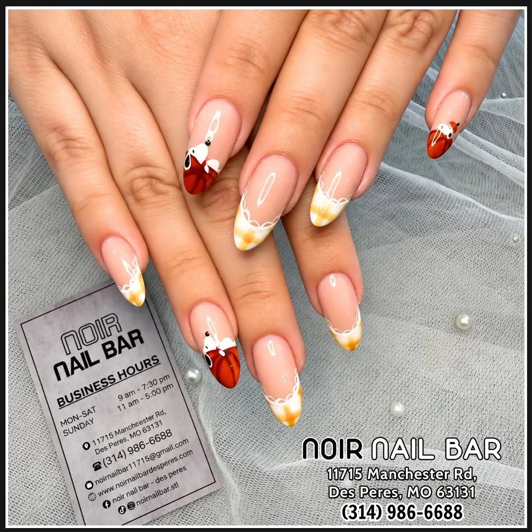 Classic Candy Corn Nails Nail Design Classic Candy Corn Nails nail design idea