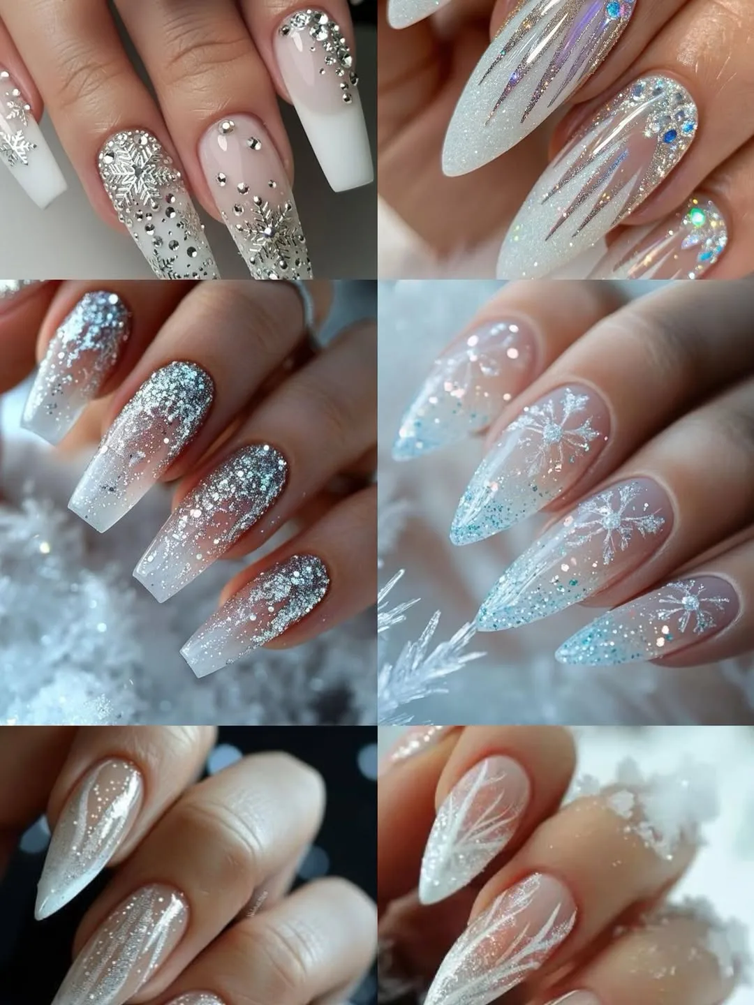 Winter snowflake big toe
