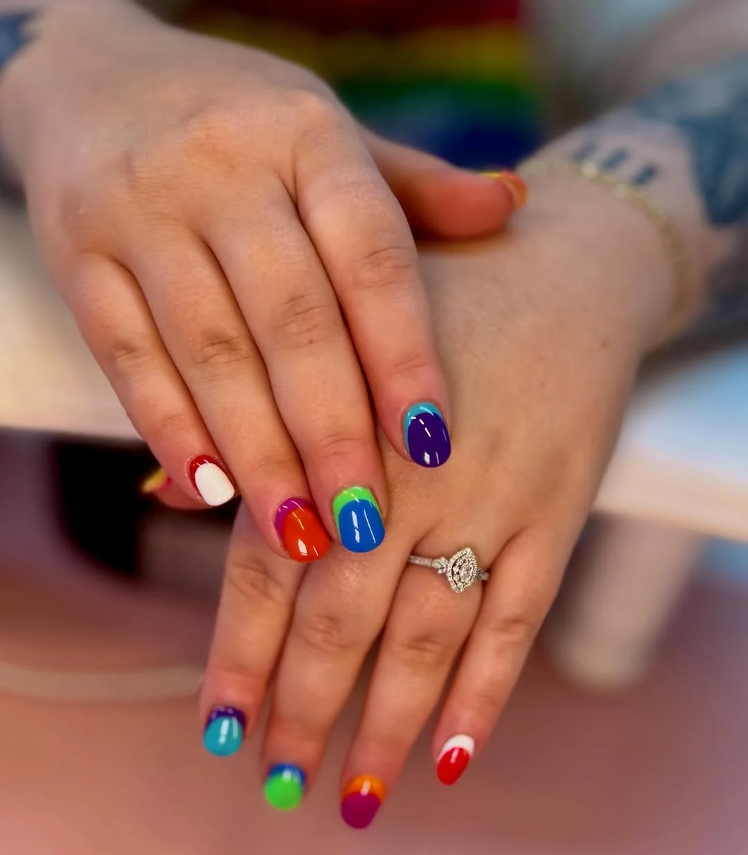Classic Reverse French Nails Nail Design Classic Reverse French Nails nail design idea