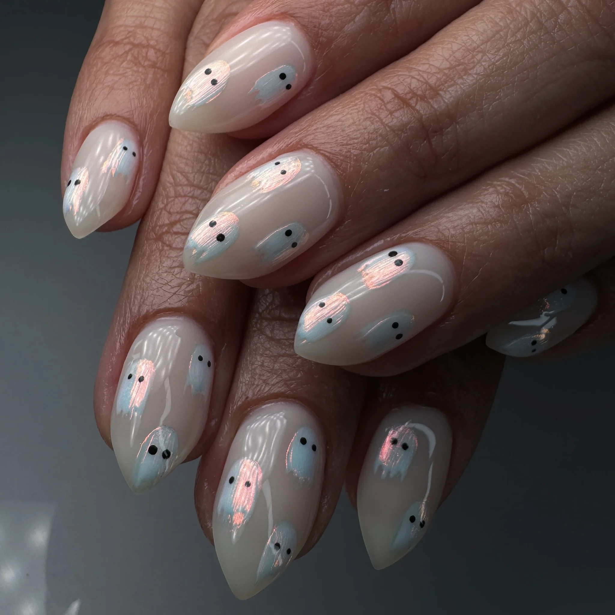 Chrome Ghost Nails