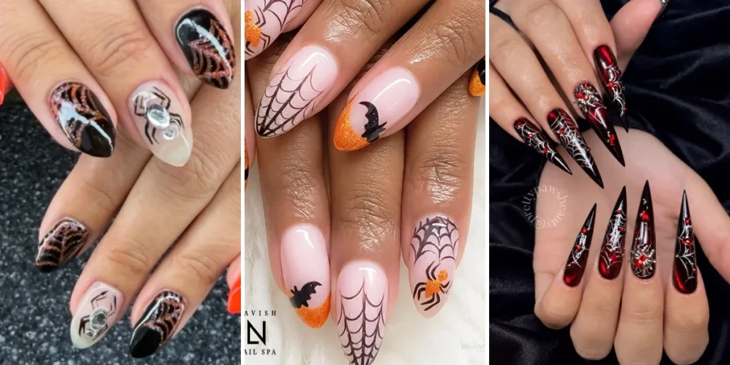 32 Spider Web Nails Ideas for Halloween and Beyond