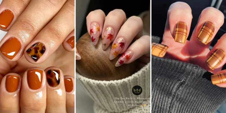 40 Thanksgiving Nails Ideas From Subtle Fall Shades to Turkey Art